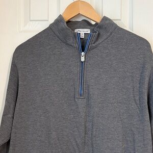 Peter Millar Charcoal Quarter Zip -XL
